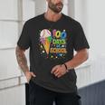 100 Days Of School Baseball Ice Cream Drip Boys Kids Player Unisex T-Shirt