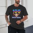 100 Days Of School Baseball Ice Cream Drip Kids Boys Teacher Unisex T-Shirt