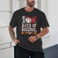100 Days Of School Cute Bow Baseball Boy Girl Teacher Unisex T-Shirt