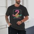 2nd Birthday Baseball Bat Ice-Cream Drip 2yrs Old Boys Kids Unisex T-Shirt 2nd Birthday Baseball Bat Ice-Cream Drip 2yrs Old Boys Kids Unisex T-Shirt