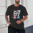 6 7 Baseball Six Seven Meme 67 Hands Kids Men Women Unisex T-Shirt