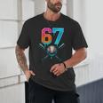 67 Baseball Meme Cool Drip Number 67 Player Or 67th Birthday Unisex T-Shirt