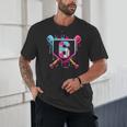 6th Birthday Boys Baseball Ice Cream Drip Boys Baseball Unisex T-Shirt
