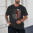 American Flag Baseball Team Baseball Player Baseball Unisex T-Shirt