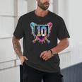 Baseball 10 Year Old Boy Ice Cream Drip 10th Birthday Player Unisex T-Shirt Baseball 10 Year Old Boy Ice Cream Drip 10th Birthday Player Unisex T-Shirt
