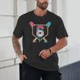 Baseball 6 Year Old Ice Cream Drip 6th Birthday Boys Player Unisex T-Shirt Baseball 6 Year Old Ice Cream Drip 6th Birthday Boys Player Unisex T-Shirt