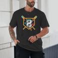 Baseball 8 Year Old Ice Cream Drip 8th Birthday Boy Number 8 Unisex T-Shirt Baseball 8 Year Old Ice Cream Drip 8th Birthday Boy Number 8 Unisex T-Shirt