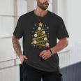Baseball Bat Christmas Tree Lights Holiday Xmas Unisex T-Shirt Baseball Bat Christmas Tree Lights Holiday Xmas Unisex T-Shirt