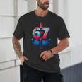 Baseball Bat Hands Drip 67 Six Seven Gen Alpha Slang Meme Unisex T-Shirt Baseball Bat Hands Drip 67 Six Seven Gen Alpha Slang Meme Unisex T-Shirt