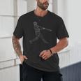 Baseball Batter Line Abstract Geometry Team Player Family Unisex T-Shirt Baseball Batter Line Abstract Geometry Team Player Family Unisex T-Shirt