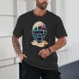 Baseball Catcher Mask Ice Cream Dripping Baseball Boy Youth Unisex T-Shirt