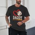 Baseball Daddy Baseball Heart Family Matching Unisex T-Shirt Baseball Daddy Baseball Heart Family Matching Unisex T-Shirt