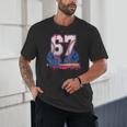 Baseball Drip 67 Meme Six Seven 6-7 Gen Alpha Slang Unisex T-Shirt Baseball Drip 67 Meme Six Seven 6-7 Gen Alpha Slang Unisex T-Shirt