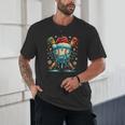 Baseball Drip Boys Youth Santa Christmas Baseball Unisex T-Shirt
