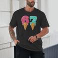 Baseball Drip Ice Cream 67 Baseball Unisex T-Shirt