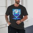 Baseball Drip Ice Cream Blue Glow Melt Ball Graphic Unisex T-Shirt Baseball Drip Ice Cream Blue Glow Melt Ball Graphic Unisex T-Shirt