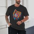Baseball Drip Ice Cream Sprinkles Baseball Glove For Boys Unisex T-Shirt