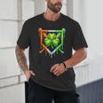 Baseball Drip Ice Cream St Patricks Day Shamrock Lucky Unisex T-Shirt