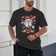 Baseball Drip Valentine Boys Women Men Hearts Sport Love Unisex T-Shirt Baseball Drip Valentine Boys Women Men Hearts Sport Love Unisex T-Shirt