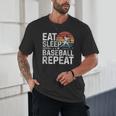 Baseball Fan Vintage Retro Eat Sleep Baseball Repeat Unisex T-Shirt Baseball Fan Vintage Retro Eat Sleep Baseball Repeat Unisex T-Shirt