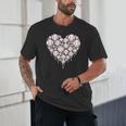 Baseball Heart Drip Valentine's Day Baseball Lover Boys Men Unisex T-Shirt Baseball Heart Drip Valentine's Day Baseball Lover Boys Men Unisex T-Shirt