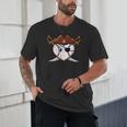 Baseball Heart Pirate Hat Crossed Swords Men Boys Kids Youth Unisex T-Shirt Baseball Heart Pirate Hat Crossed Swords Men Boys Kids Youth Unisex T-Shirt