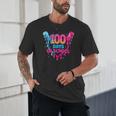 Baseball Ice Cream Drip 100 Days Of School Boys Girls 100th Unisex T-Shirt