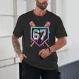 Baseball Ice Cream Drip 67 Player Dabbing Six Seven Boys Unisex T-Shirt