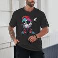 Baseball Ice Cream Drip Dabbing Sports Sprinkles For Boys Unisex T-Shirt