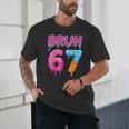 Baseball Ice Cream Drip Number 67 Player Or 67th Birthday Unisex T-Shirt Baseball Ice Cream Drip Number 67 Player Or 67th Birthday Unisex T-Shirt