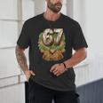 Baseball Ice Cream Drip Number 67 Playground Player 67th Unisex T-Shirt