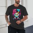 Baseball Ice Cream Drip Number 67 Six Seven Meme 67 Unisex T-Shirt Baseball Ice Cream Drip Number 67 Six Seven Meme 67 Unisex T-Shirt