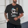 Baseball Ice Cream Drip Sports Boys Kids Youth Men Unisex T-Shirt