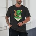 Baseball Life Style Ice Cream Drip Green Unisex T-Shirt Baseball Life Style Ice Cream Drip Green Unisex T-Shirt