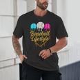 Baseball Lifestyle Baseball Drip Icecream Unisex T-Shirt Baseball Lifestyle Baseball Drip Icecream Unisex T-Shirt