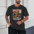Baseball Player Christmas Gingerbread Smashing Through Snow Unisex T-Shirt Baseball Player Christmas Gingerbread Smashing Through Snow Unisex T-Shirt
