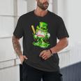 Baseball Player Ice Cream Drip Shamrocks St Patrick's Day Unisex T-Shirt Baseball Player Ice Cream Drip Shamrocks St Patrick's Day Unisex T-Shirt