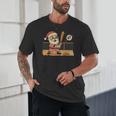 Baseball Santa 67 Christmas Xmas Boys Retro Unisex T-Shirt
