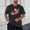 Baseball Santa 67 Christmas Xmas Pajamas Boys Unisex T-Shirt Baseball Santa 67 Christmas Xmas Pajamas Boys Unisex T-Shirt