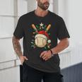 Baseball Santa Christmas Ball Baseball Lover Player Boys Unisex T-Shirt Baseball Santa Christmas Ball Baseball Lover Player Boys Unisex T-Shirt