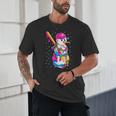 Baseball Snowman Drip Christmas Baseball Boys Men Kids Unisex T-Shirt Baseball Snowman Drip Christmas Baseball Boys Men Kids Unisex T-Shirt