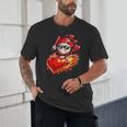 Baseball Valentine's Day Drip Ice Cream Team Unisex T-Shirt
