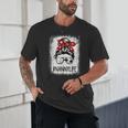 Bleached Nanny Life Soccer Messy Bun Baseball Game Day Unisex T-Shirt Bleached Nanny Life Soccer Messy Bun Baseball Game Day Unisex T-Shirt
