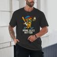 Boys Pizza Theme Baseball Home Hitter Unisex T-Shirt Boys Pizza Theme Baseball Home Hitter Unisex T-Shirt