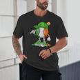 Boys St Patricks Day Irish Flag Kids Baseball Ice Cream Drip Unisex T-Shirt Boys St Patricks Day Irish Flag Kids Baseball Ice Cream Drip Unisex T-Shirt
