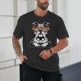 Bulldog Mascot Sports Fan Football Basketball Baseball Unisex T-Shirt Bulldog Mascot Sports Fan Football Basketball Baseball Unisex T-Shirt