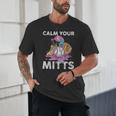 Calm Your Mitts Baseball Ice Cream Drip Crossed Bats Sport Unisex T-Shirt Calm Your Mitts Baseball Ice Cream Drip Crossed Bats Sport Unisex T-Shirt