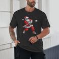 Christmas Baseball Player Santa Xmas Boys Men Toddler Unisex T-Shirt