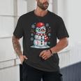 Christmas Baseball Snowman Xmas Pajamas Women Men Boys Unisex T-Shirt Christmas Baseball Snowman Xmas Pajamas Women Men Boys Unisex T-Shirt