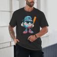 Cool Ice Cream Drip Baseball Drip For Boys Sports Kids Unisex T-Shirt